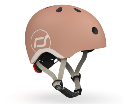 Hulajnoga lub deskorolka Scoot & Ride Kask Ochronny XXS-S dla dzieci 1-5 lat Mocha